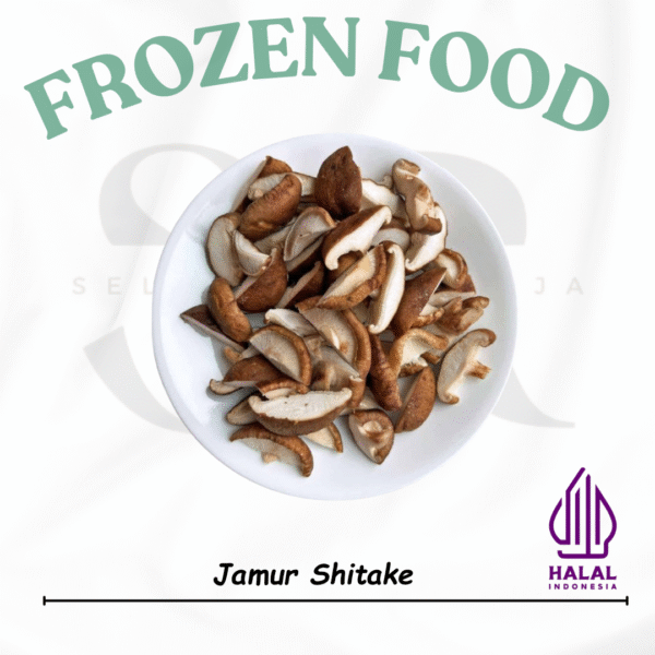 Jamur Shitake Slice Frozen 1 Kg Sayur Beku Tangerang
