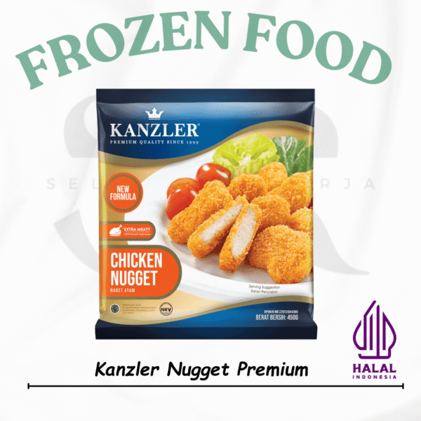 Kanzler Original Premium Chicken Nugget 450 gr Nuget Ayam Frozen Tangerang