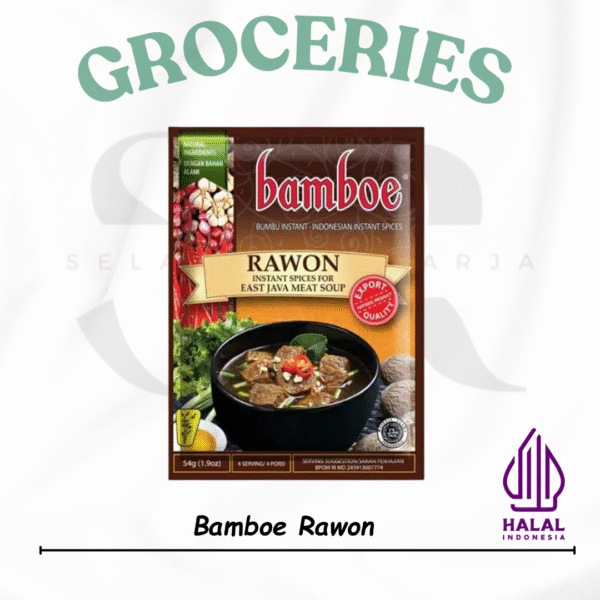 Bambu Instan Bamboe Bumbu Saus & Rawon 54 Gram