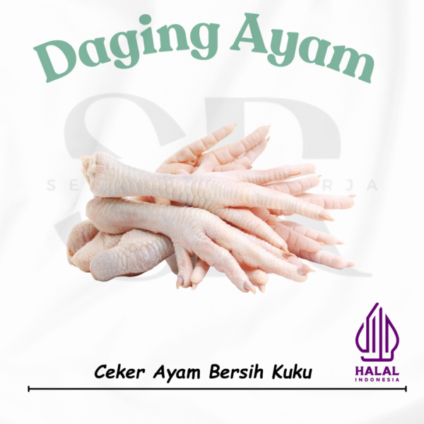 Ceker Ayam Bersih Tanpa Kuku Frozen 1kg