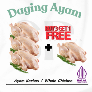 BUY 3 GET 1 AYAM KARKAS 0.5