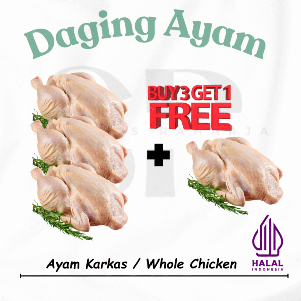 BUY 3 GET 1 AYAM KARKAS 0.7