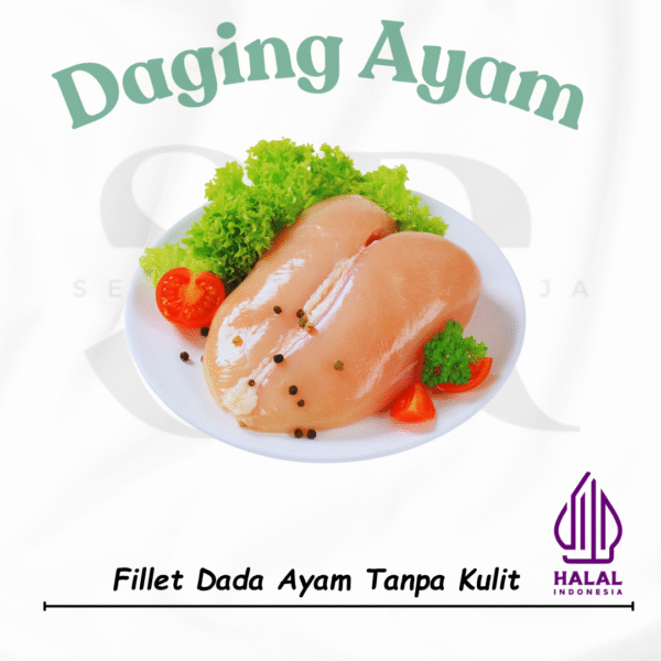 Fillet Dada Ayam Segar 1 KG Boneless Dada Chicken Breast FRESH HALAL