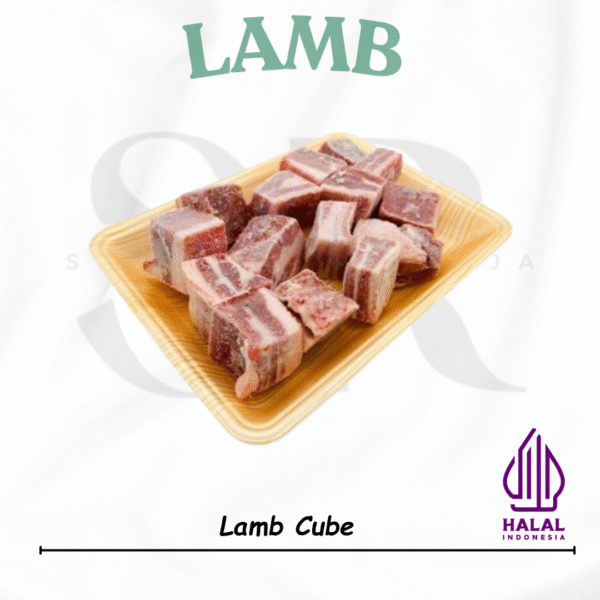 Daging Domba Muda Import AUS Potongan / Lamb Cube  500 gram - 2 Kg Frozen Tangerang