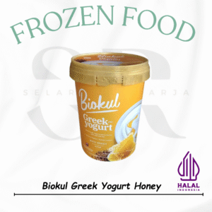 Biokul Yogurt Greek Honey - Yogurt Madu 473gr