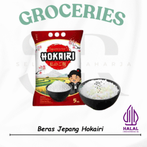 Beras Jepang Hokairi Topi Koki - Japonica Rice Hokairi 5kg