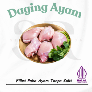 Fillet Paha Ayam Segar 1 KG Boneless Paha Chicken thigh FRESH HALAL - Selarasmeatshop