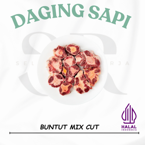 Buntut Sapi / Oxtail Mix Cut 500 gr - 1 Kg Frozen 1 Kg Tangerang Selatan